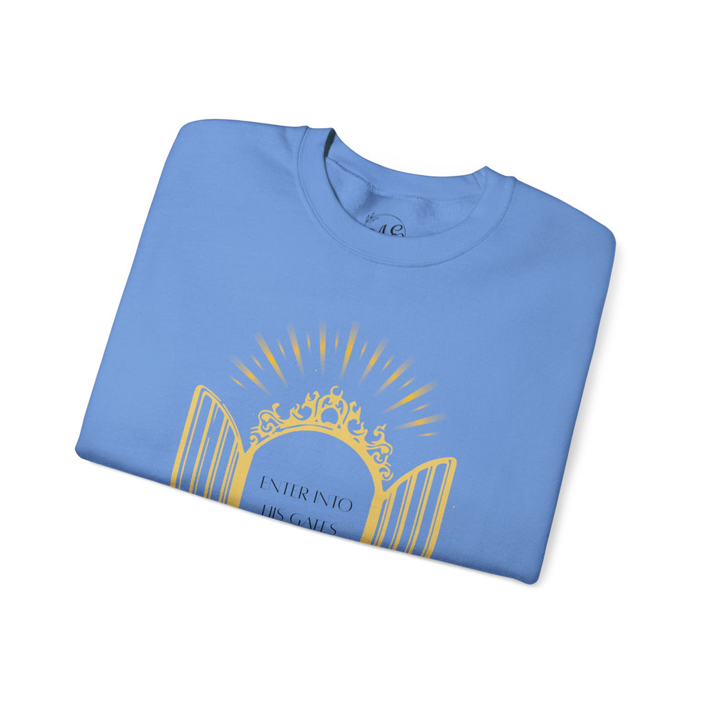 Enter Into His Gates Crewneck Sweatshirt