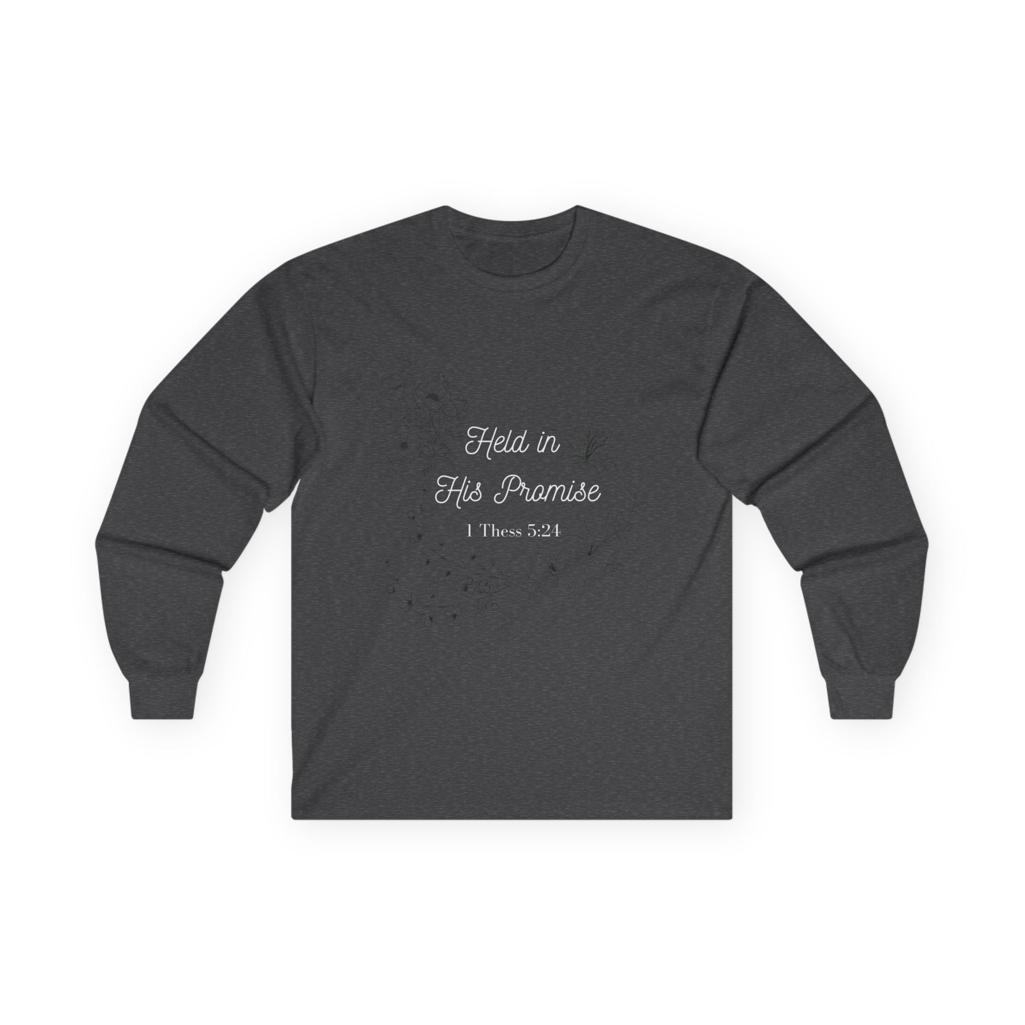Held in His Promise Long Sleeve Tee