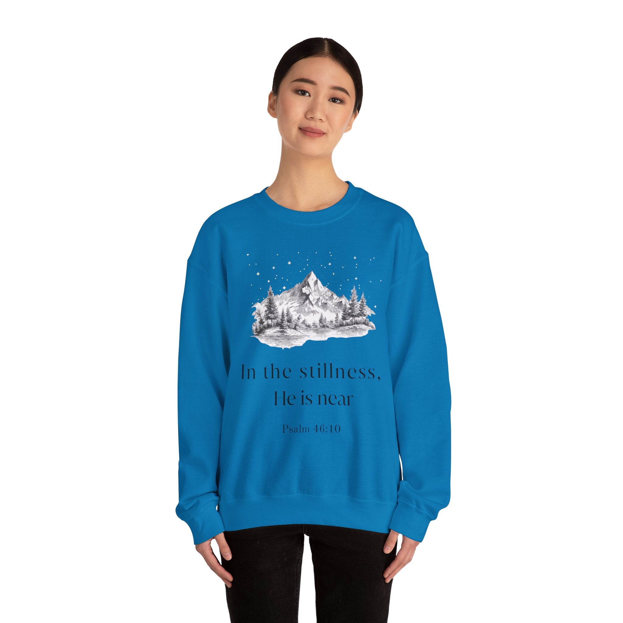 He Is Near Crewneck Sweatshirt