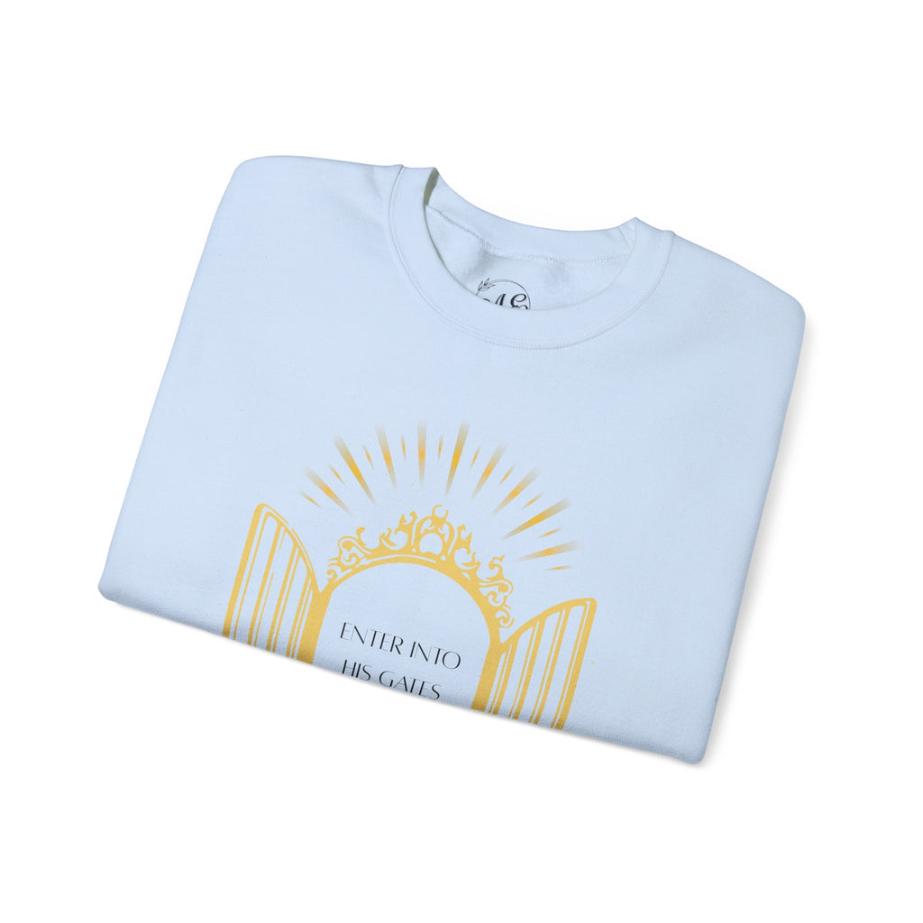 Enter Into His Gates Crewneck Sweatshirt