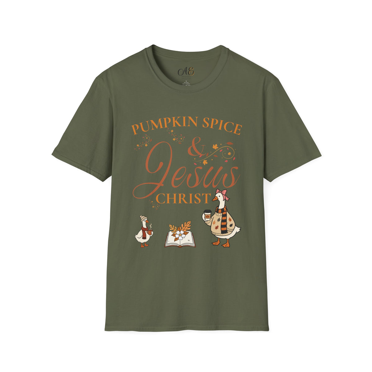 Pumpkin Spice & Jesus T-shirt