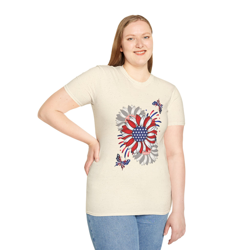 Flowers & Butterflies - Blue Edition Classic Fit T-shirt