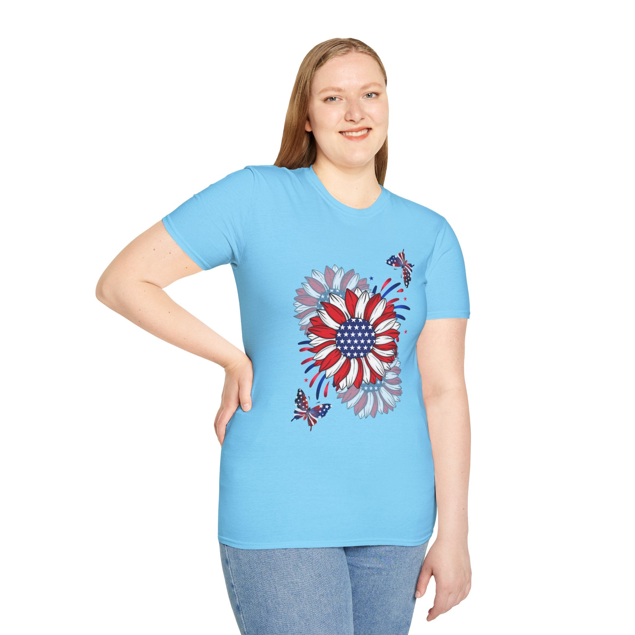 Flowers & Butterflies - Red Edition Classic Fit T-shirt