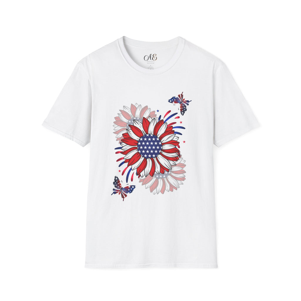 Flowers & Butterflies - Red Edition Classic Fit T-shirt