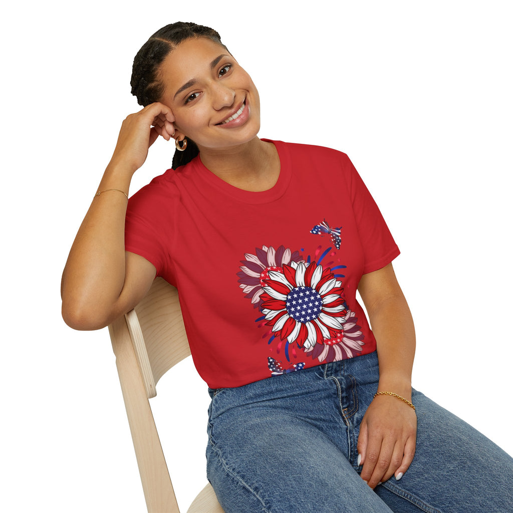 Flowers & Butterflies - Blue Edition Classic Fit T-shirt