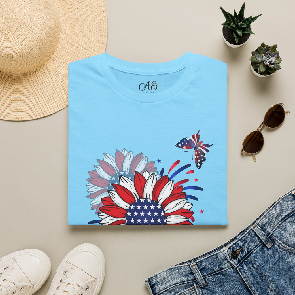 Flowers & Butterflies - Red Edition Classic Fit T-shirt