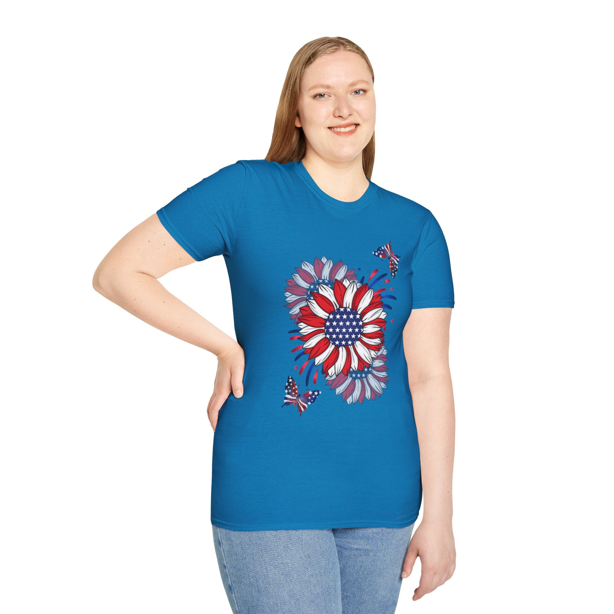 Flowers & Butterflies - Red Edition Classic Fit T-shirt
