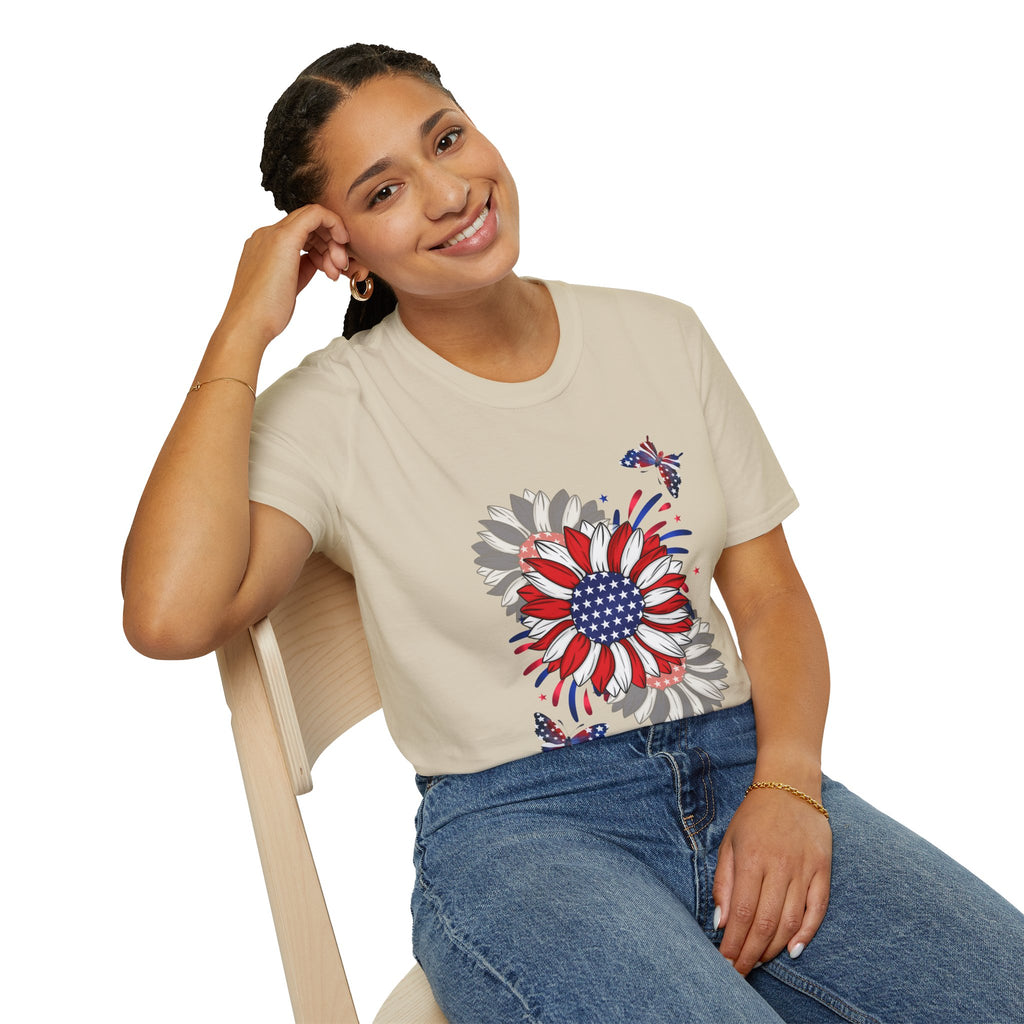 Flowers & Butterflies - Blue Edition Classic Fit T-shirt