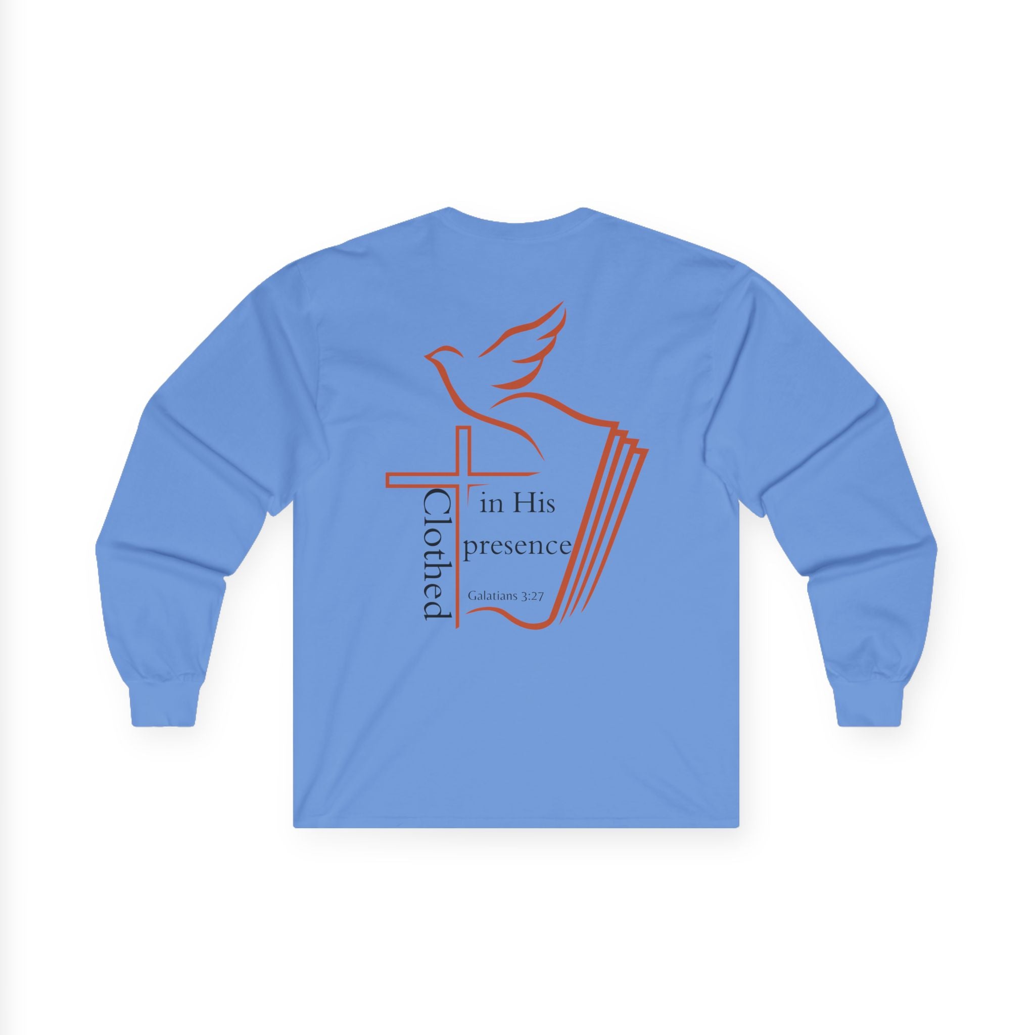 Clothed in His Presence Unisex Long sleeve