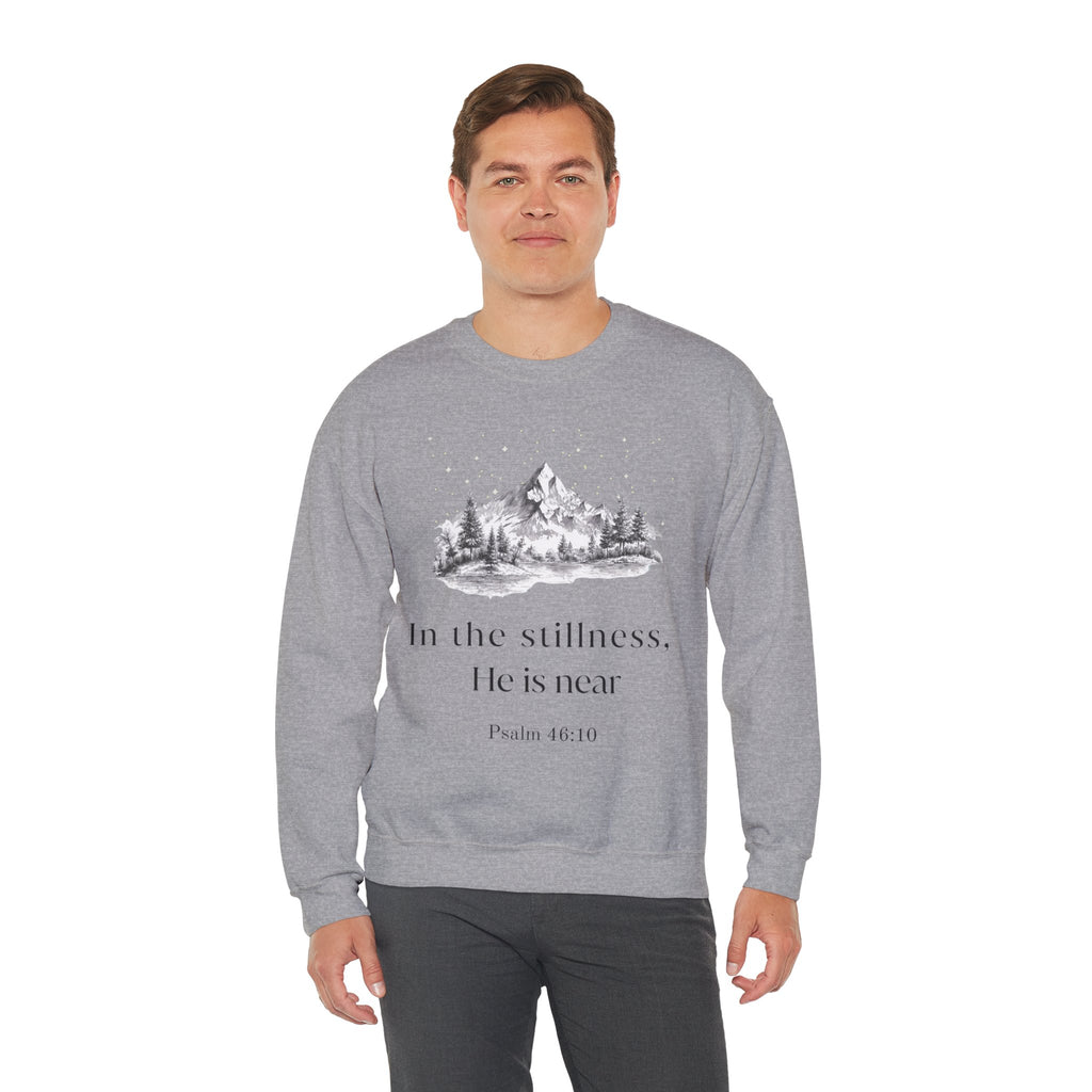 He Is Near Crewneck Sweatshirt