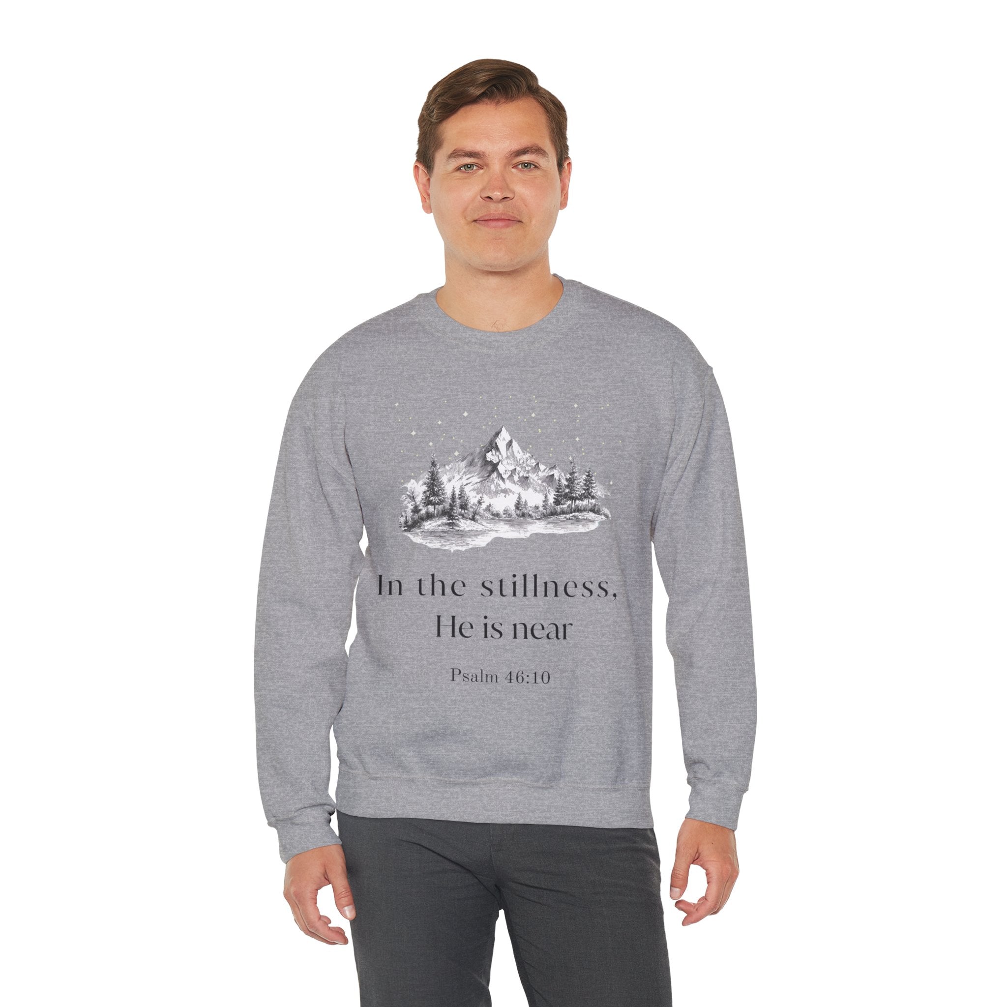 He Is Near Crewneck Sweatshirt