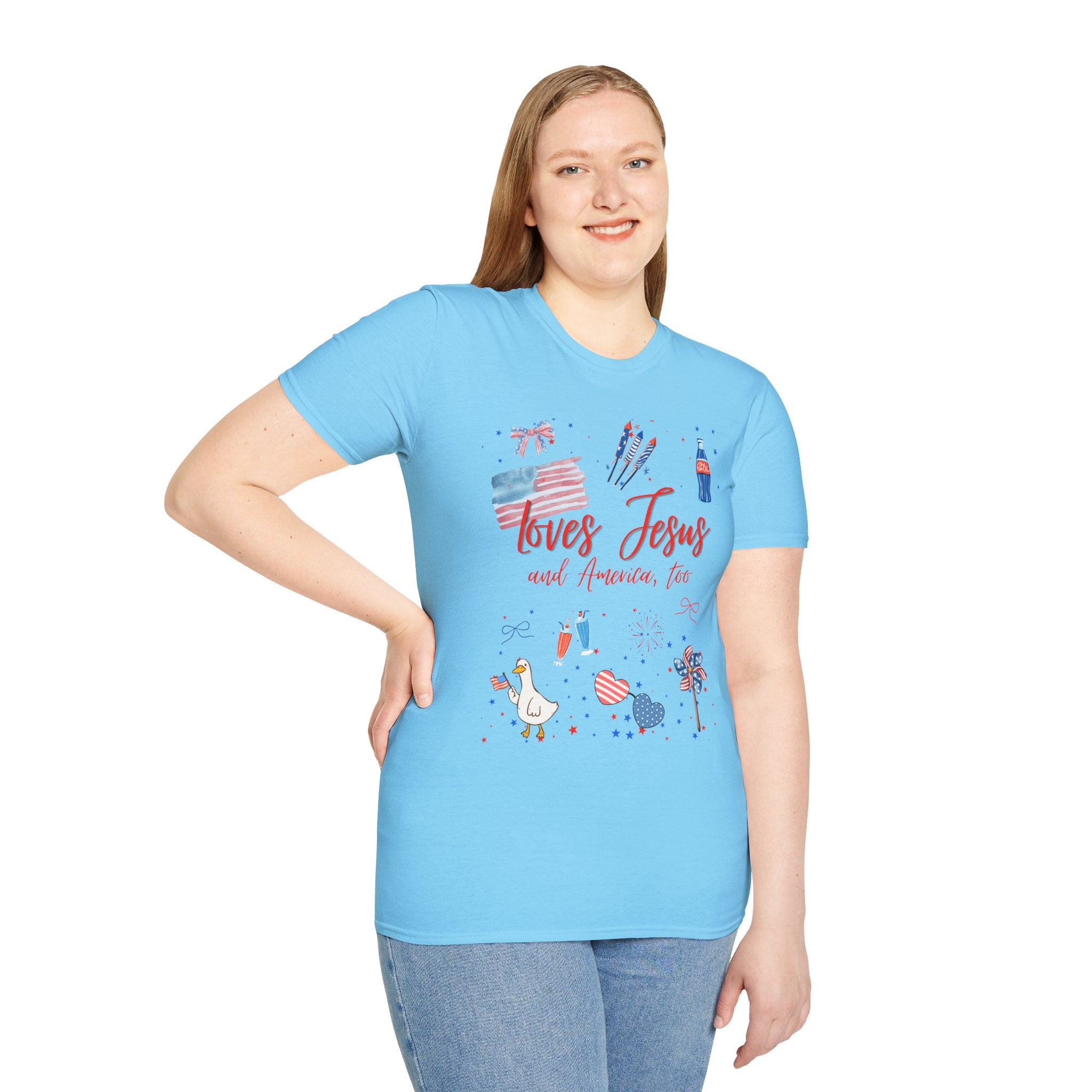Loves Jesus - Red Edition Classic Fit T-shirt