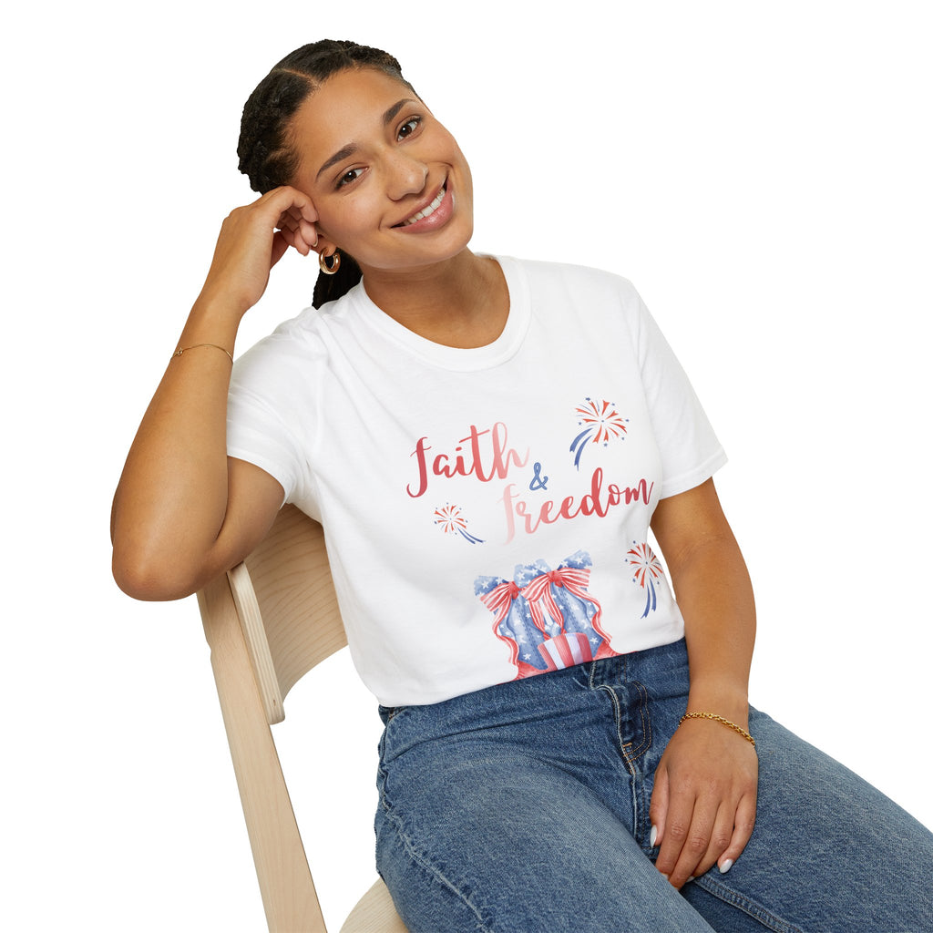 Faith & Freedom - Red Edition Classic Fit T-Shirt