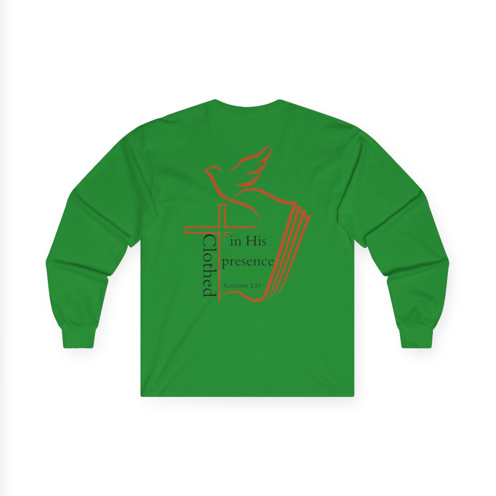 Clothed in His Presence Unisex Long sleeve