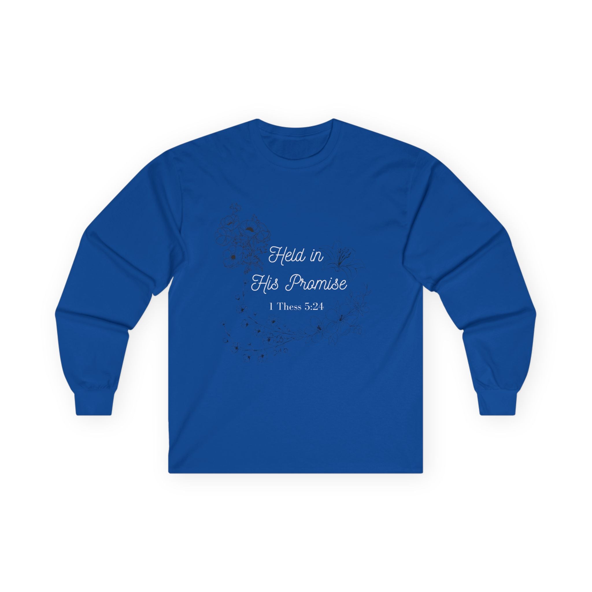 Held in His Promise Long Sleeve Tee