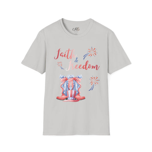 Faith & Freedom - Red Edition Classic Fit T-Shirt