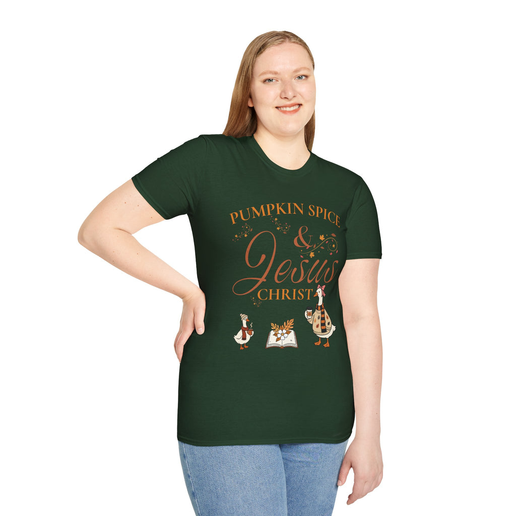 Pumpkin Spice & Jesus T-shirt