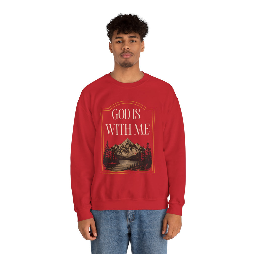 God is With Me Crewneck Sweatshirt