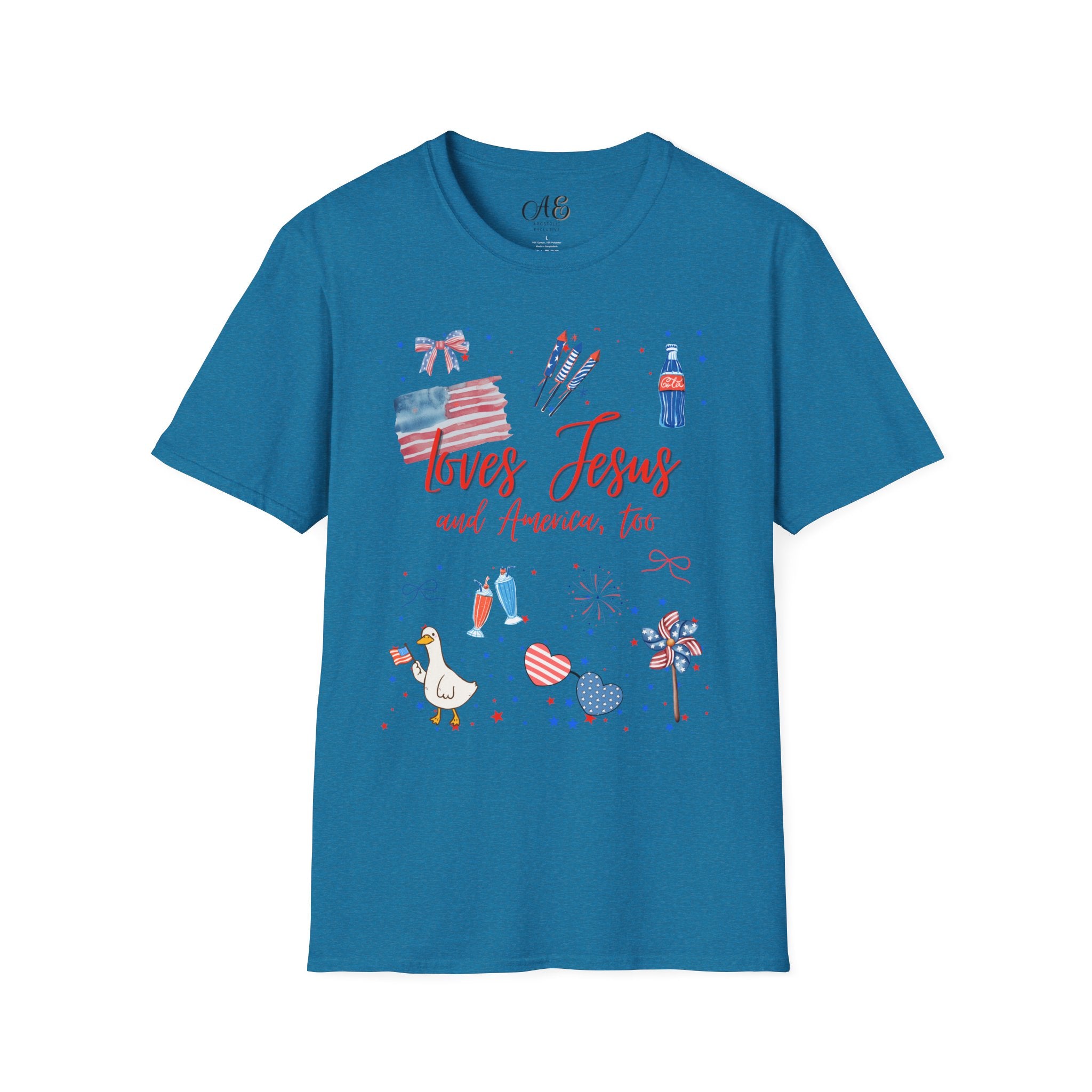 Loves Jesus - Red Edition Classic Fit T-shirt