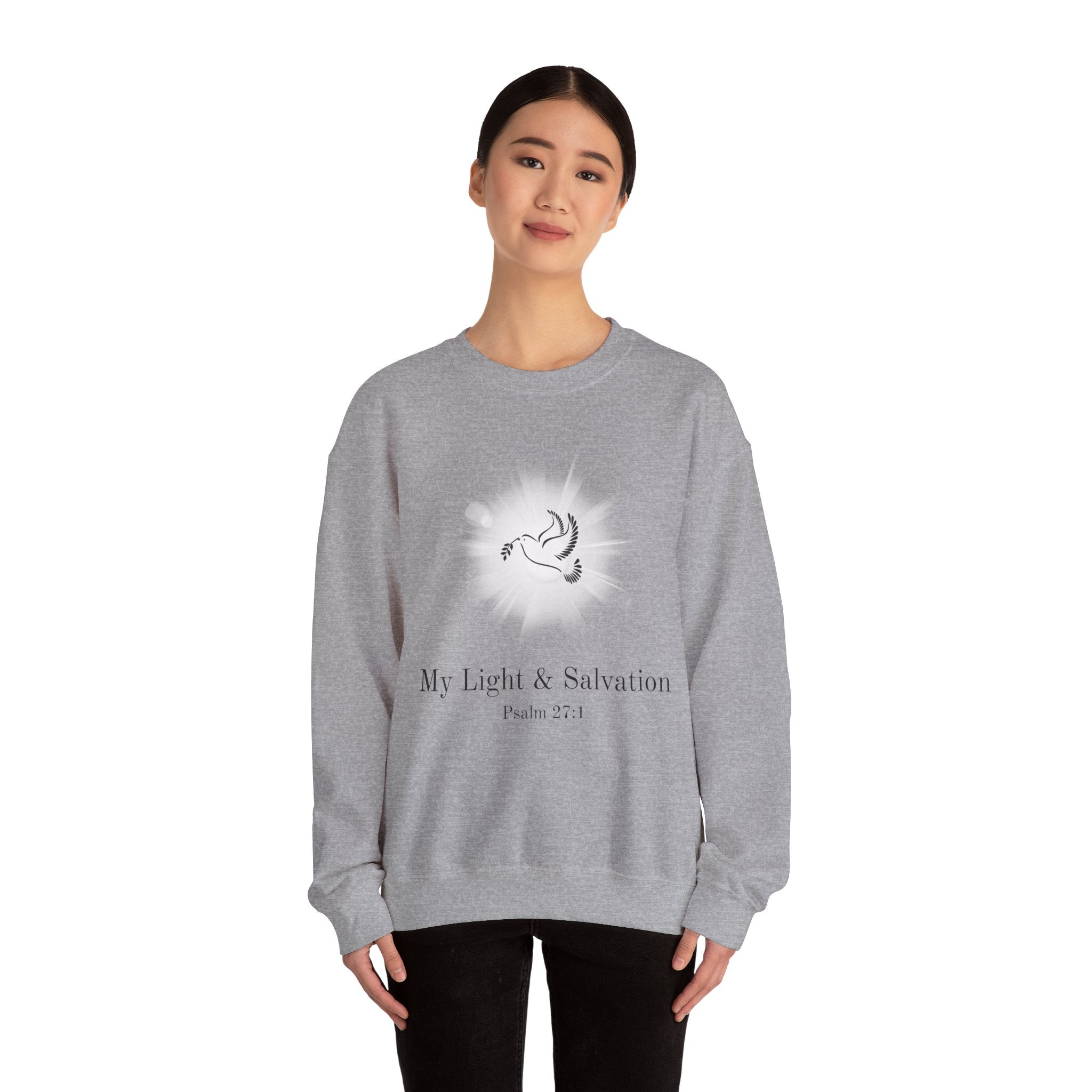 My Light & Salvation Crewneck Sweatshirt
