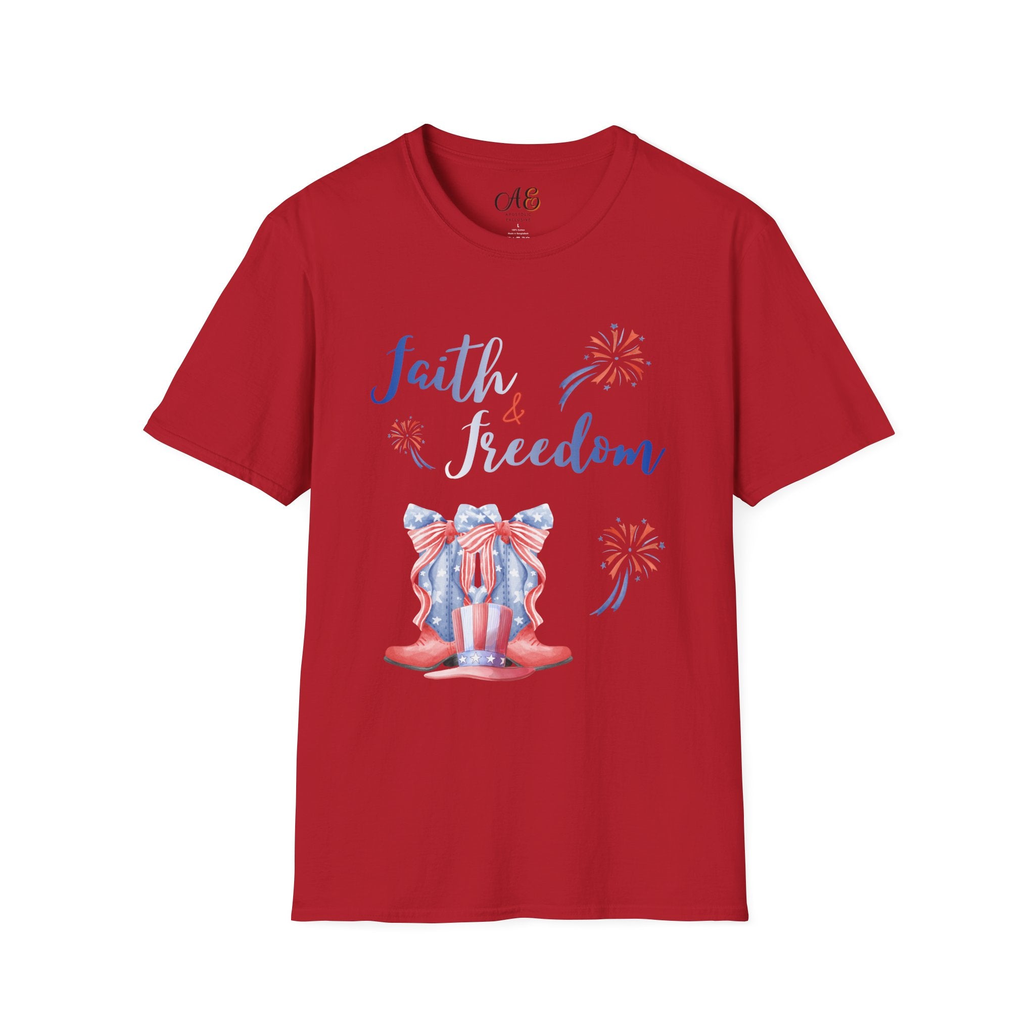 Faith & Freedom - Blue Edition Classic Fit T-shirt