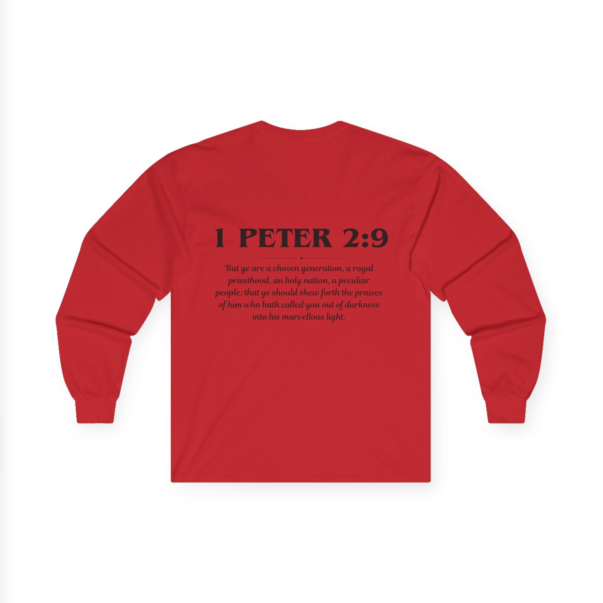 1 Peter 2:9 Scripture Unisex Long sleeve