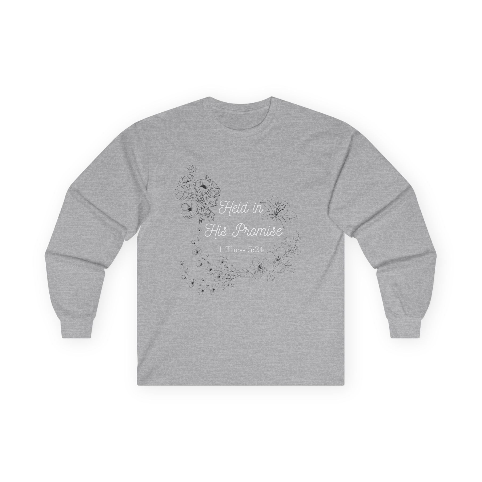 Held in His Promise Long Sleeve Tee
