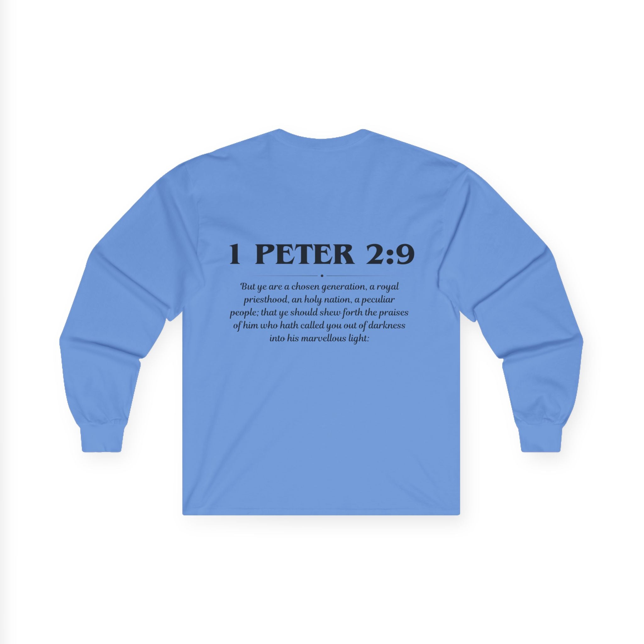 1 Peter 2:9 Scripture Unisex Long sleeve