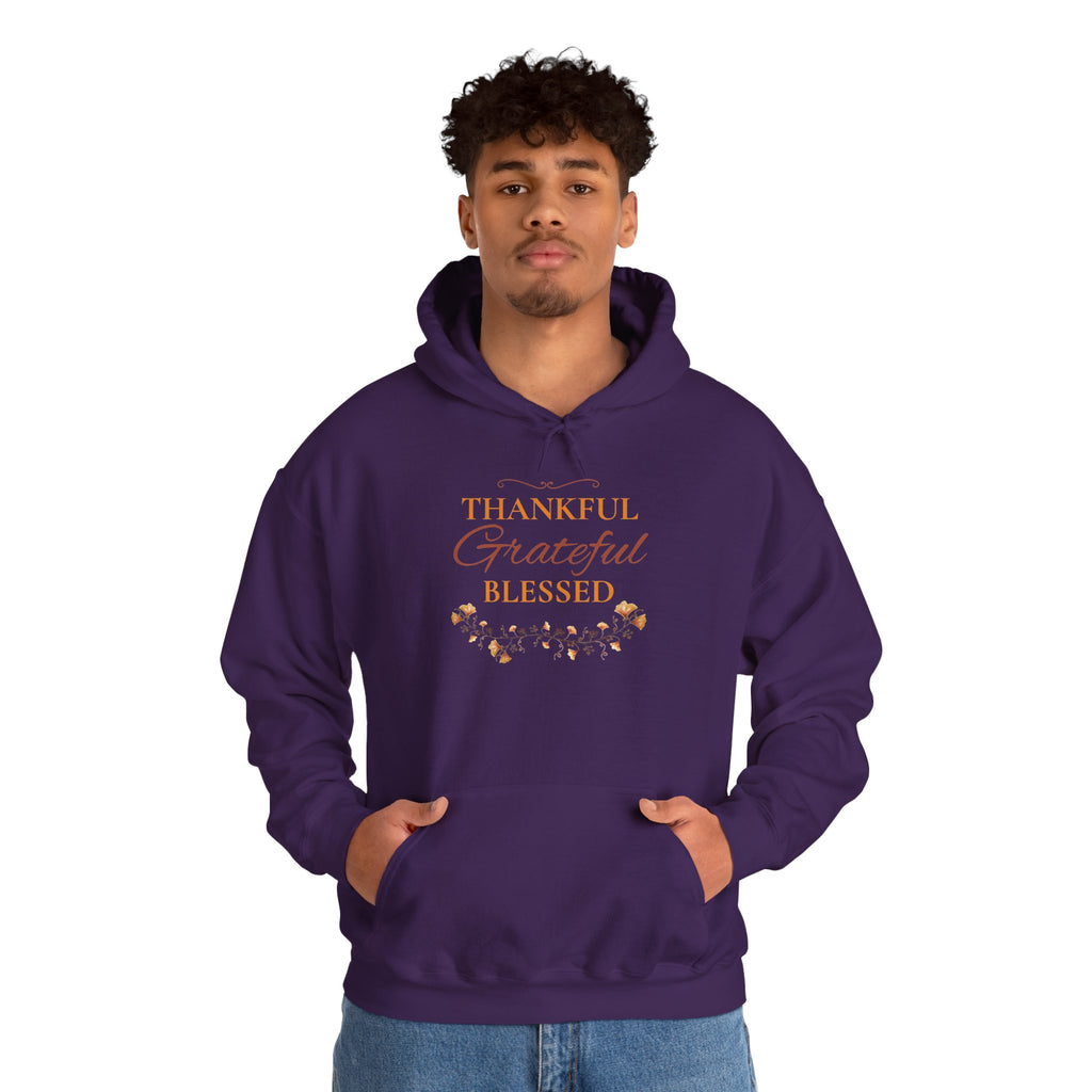Thankful, Grateful, Blessed Hoodie
