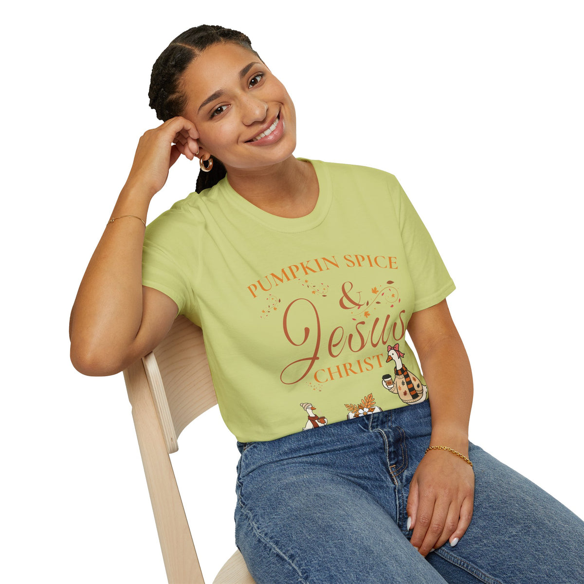 Pumpkin Spice & Jesus T-shirt
