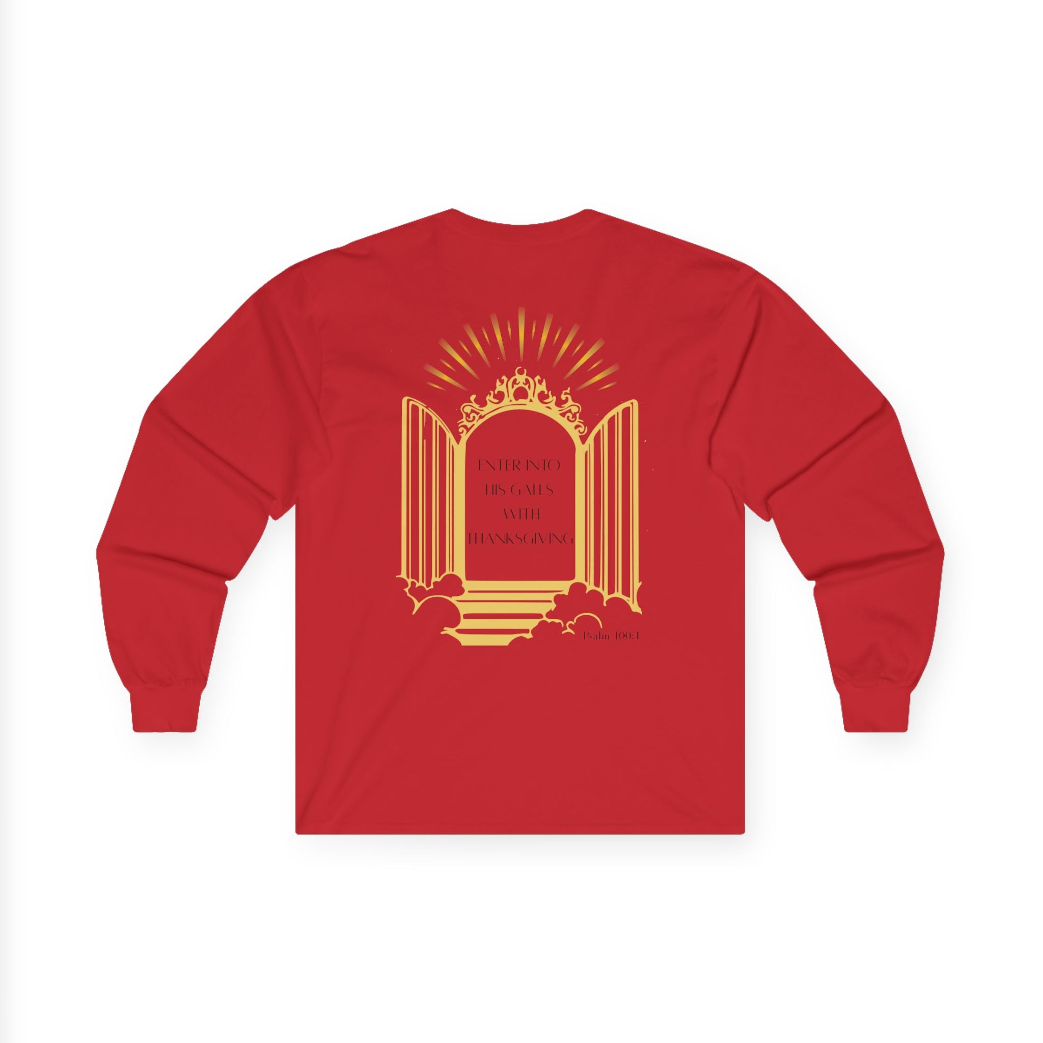 Enter Into His Gates Unisex Long sleeve