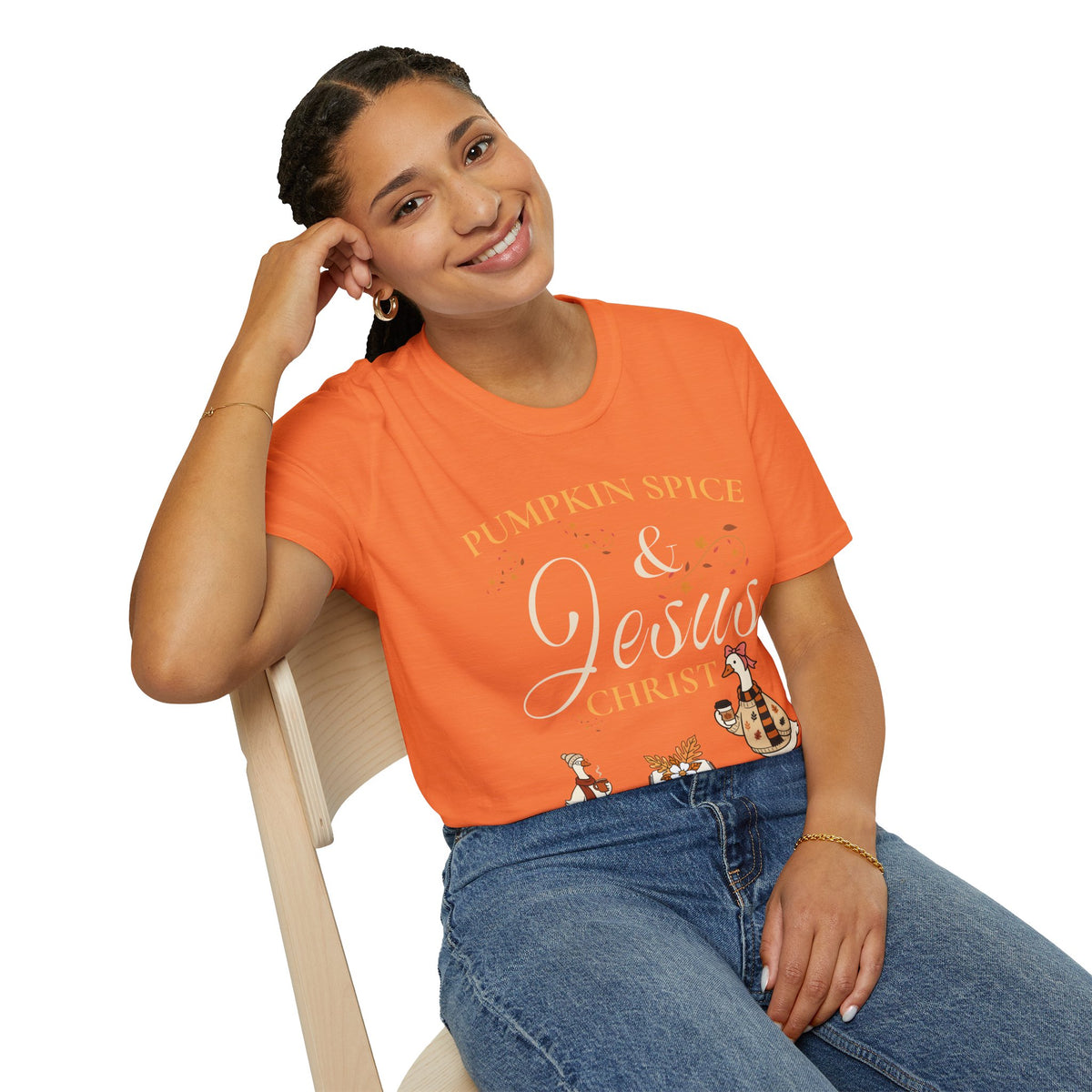 Pumpkin Spice & Jesus T-shirt