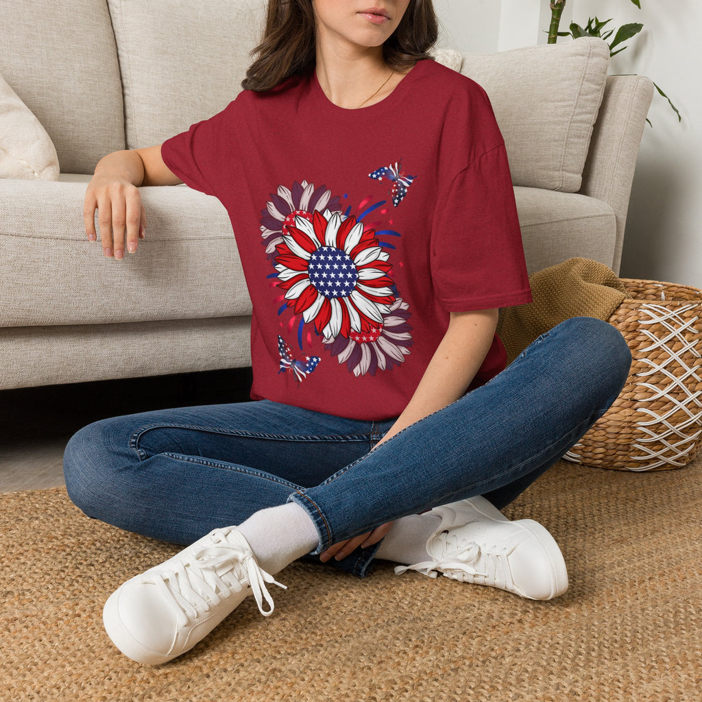 Flowers & Butterflies - Blue Edition Classic Fit T-shirt