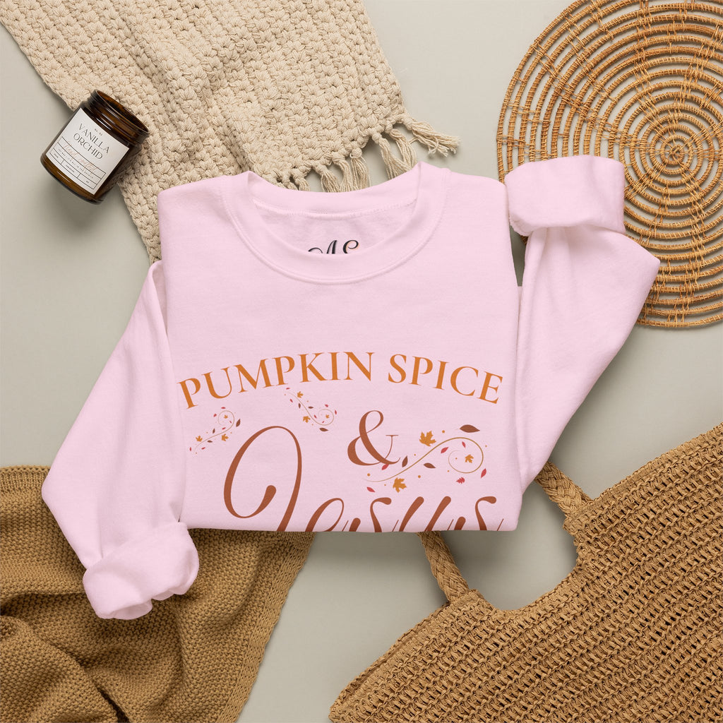 Pumpkin Spice & Jesus Crewneck Sweatshirt