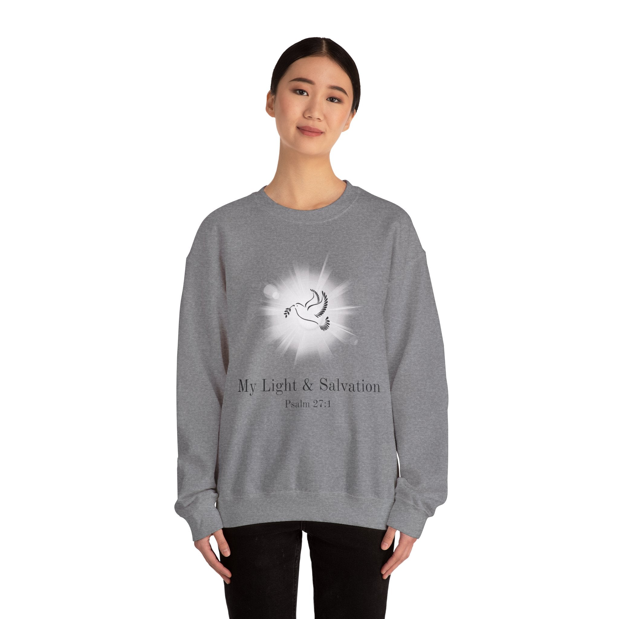 My Light & Salvation Crewneck Sweatshirt