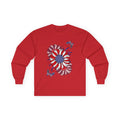 Flowers & Butterflies - Blue Edition Long Sleeve Classic Fit