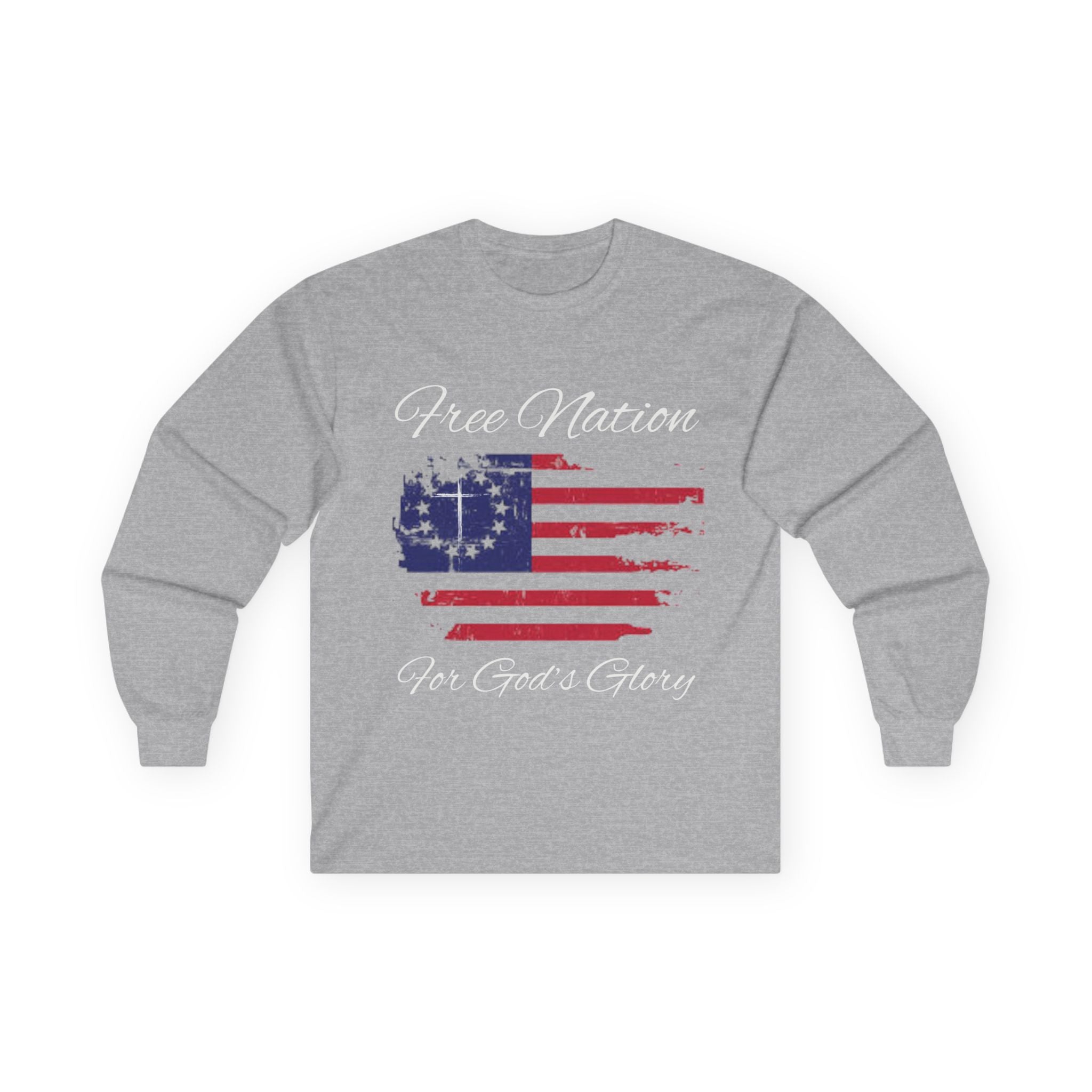 Free Nation- White Edition Long Sleeve Classic Fit