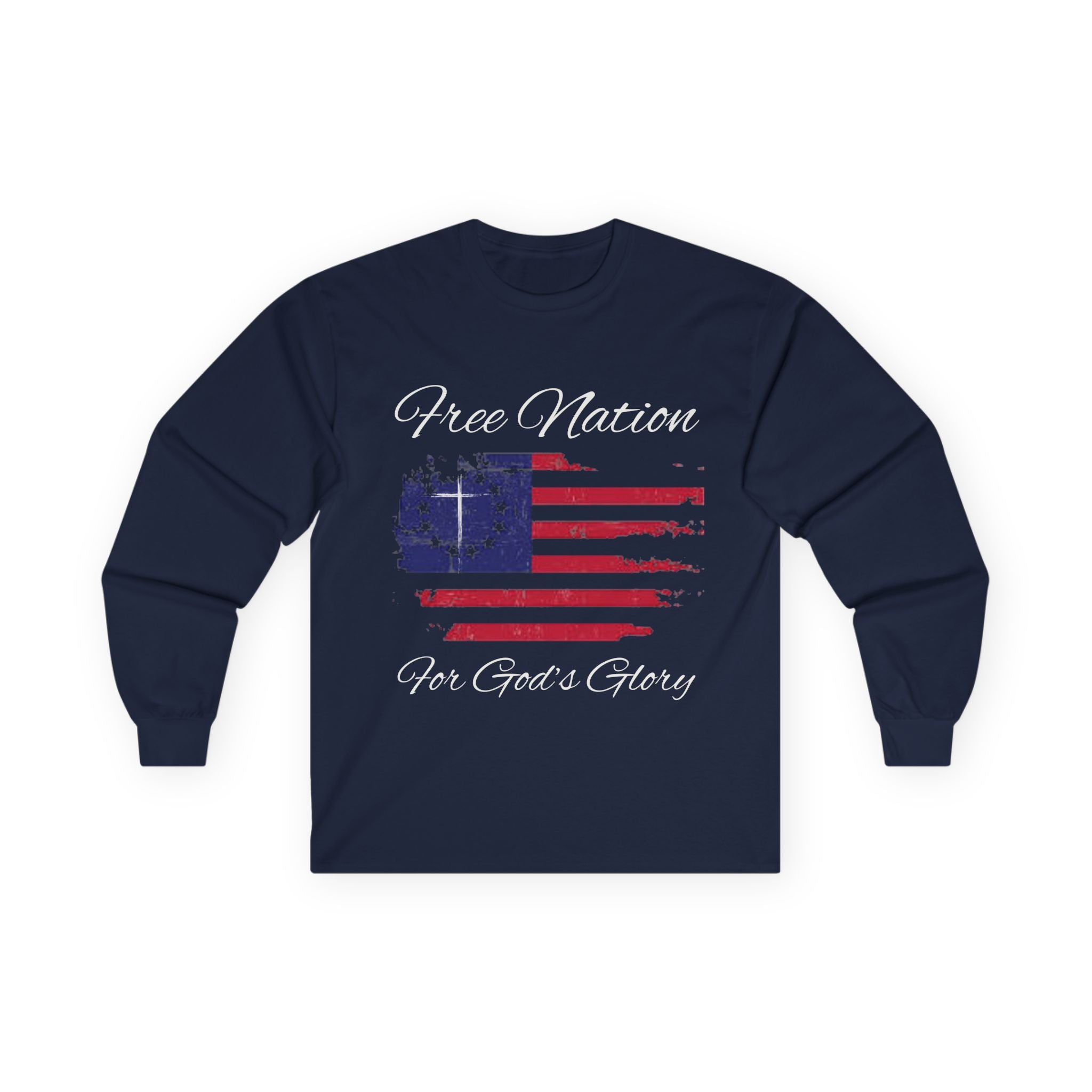 Free Nation- White Edition Long Sleeve Classic Fit