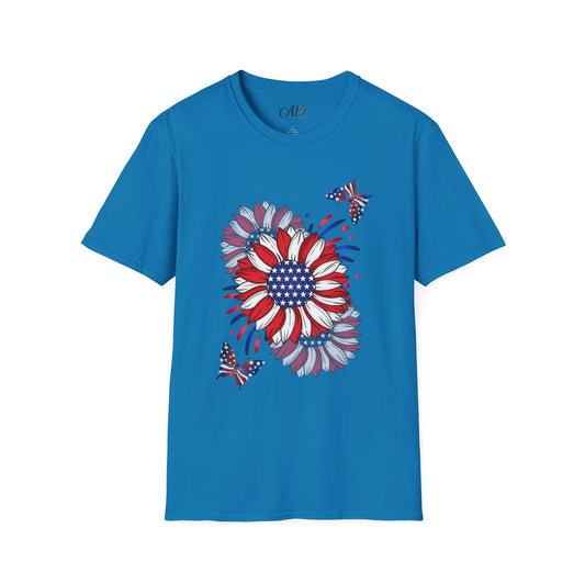 Flowers & Butterflies - Red Edition Classic Fit T-shirt