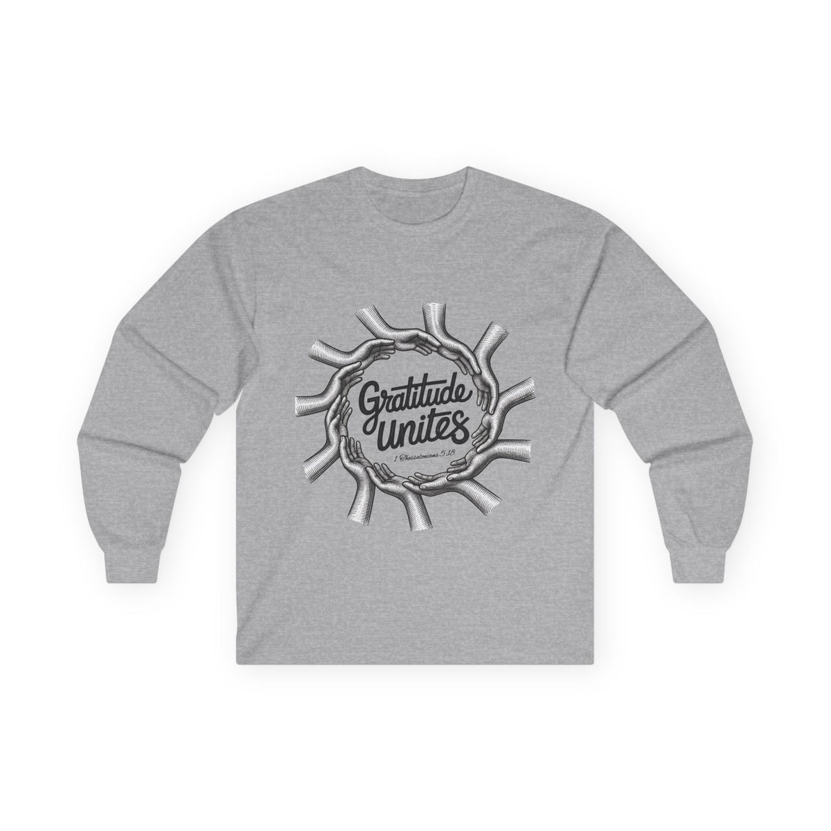 Gratitude Unites Unisex Long sleeve