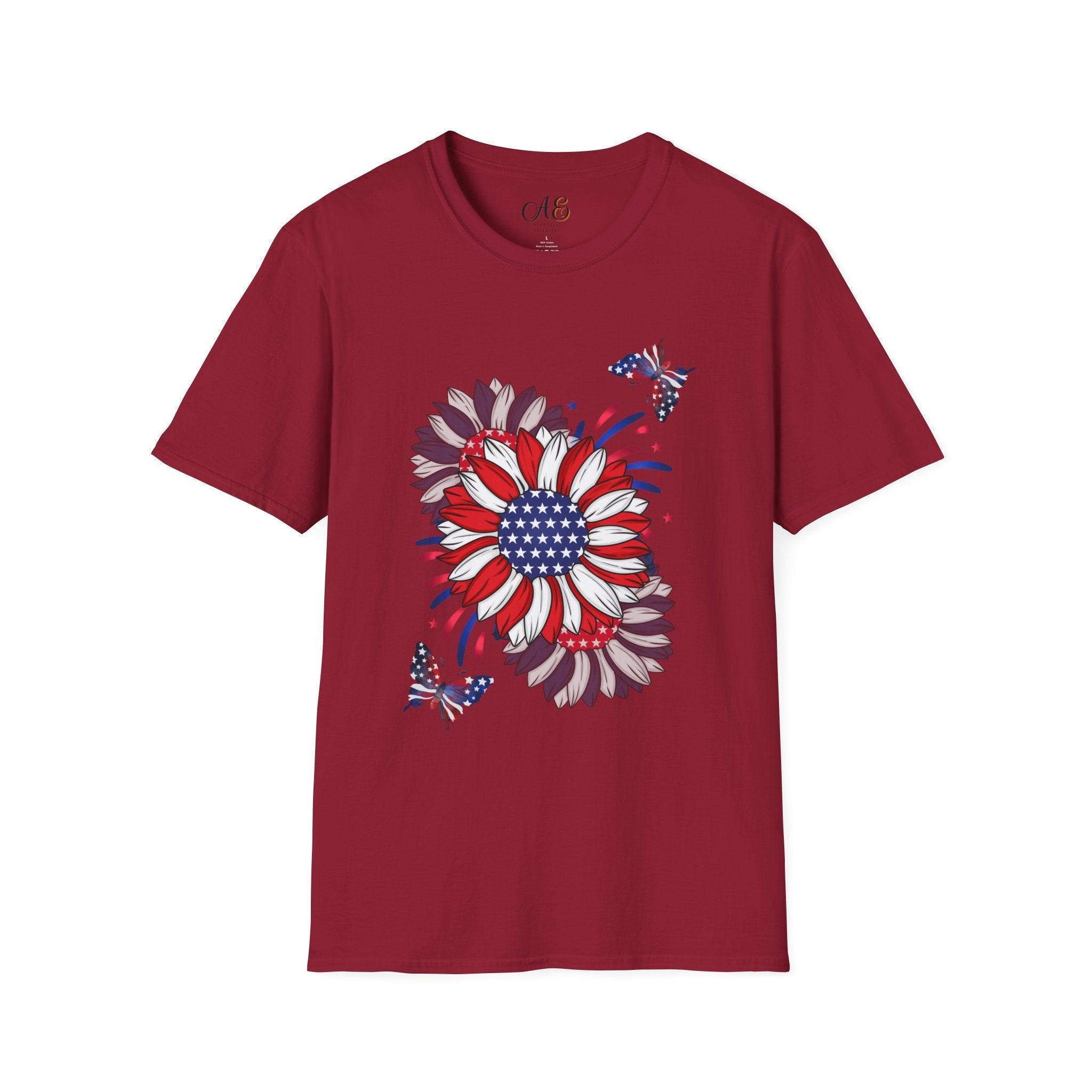 Flowers & Butterflies - Blue Edition Classic Fit T-shirt