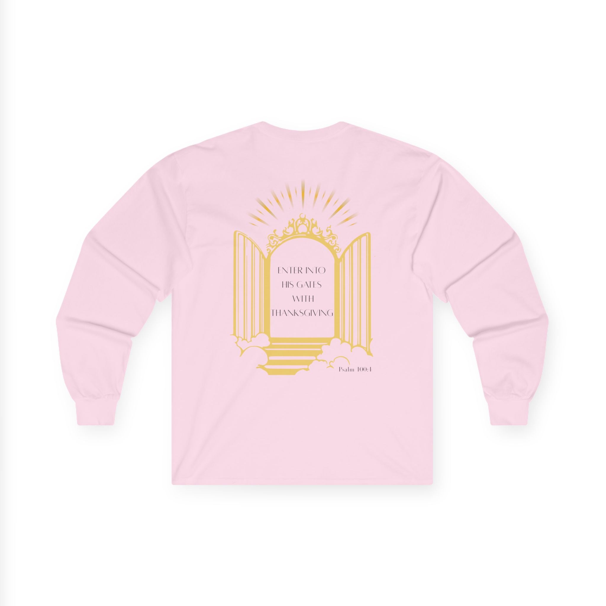 Enter Into His Gates Unisex Long sleeve