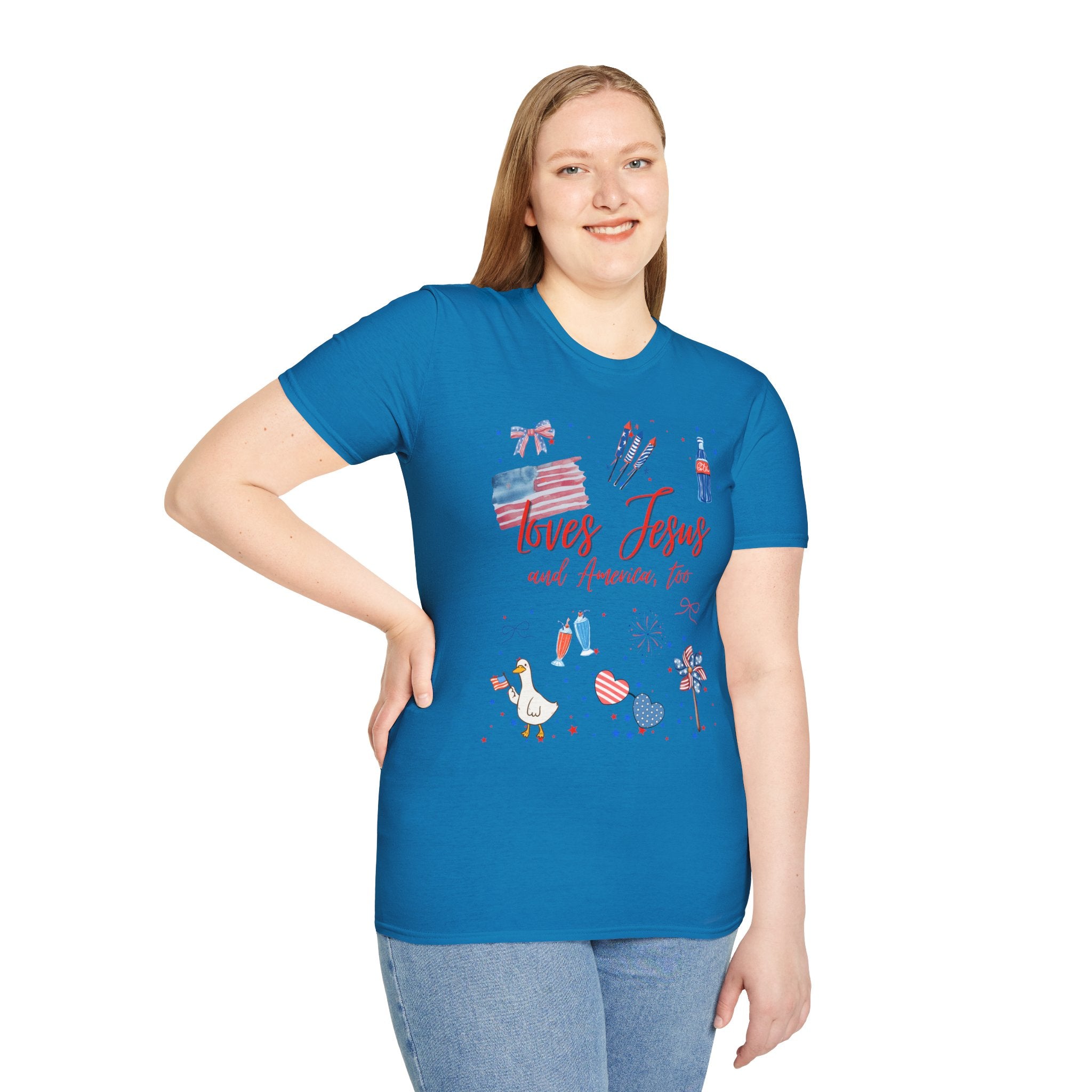 Loves Jesus - Red Edition Classic Fit T-shirt