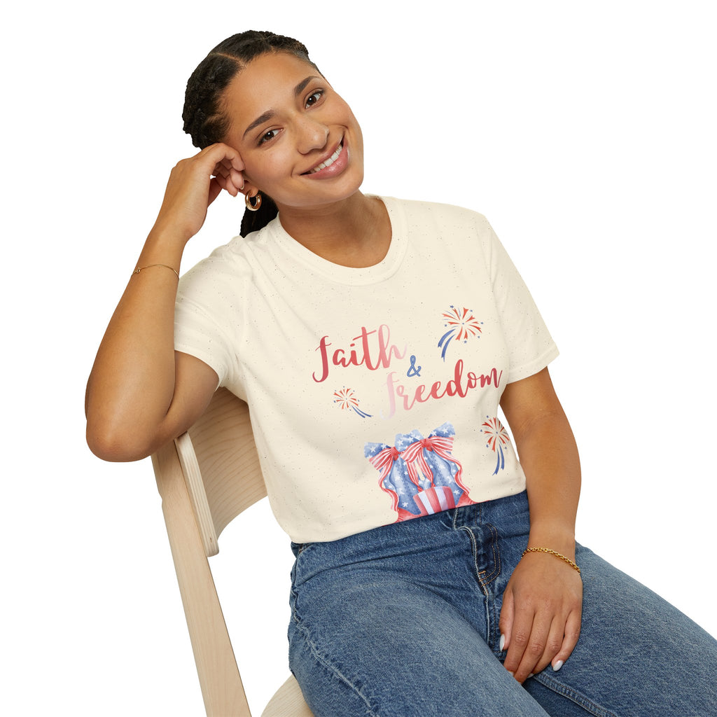 Faith & Freedom - Red Edition Classic Fit T-Shirt