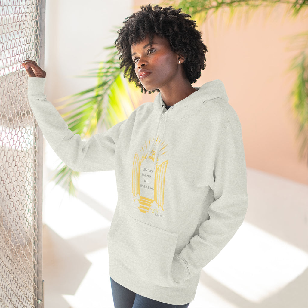 Enter Into His Gates Hoodie