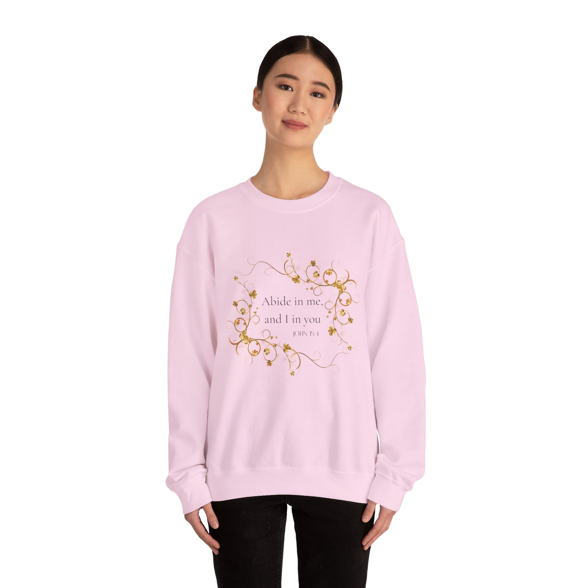 Abide In Him Crewneck Sweatshirt