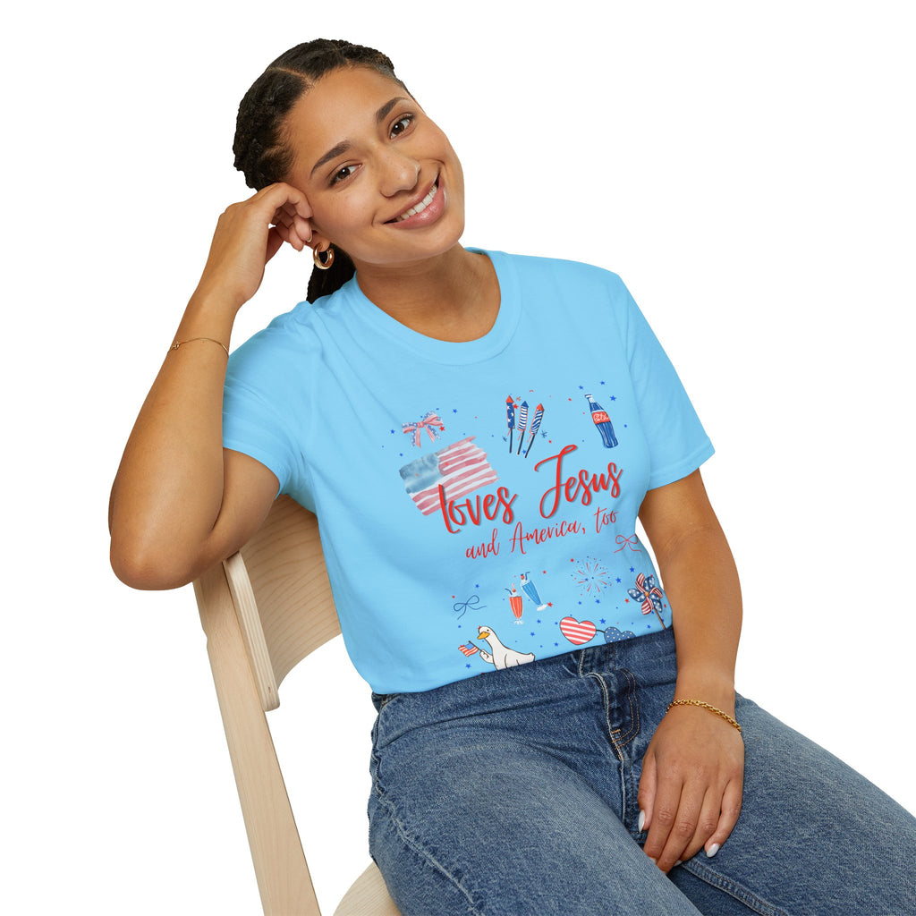 Loves Jesus - Red Edition Classic Fit T-shirt