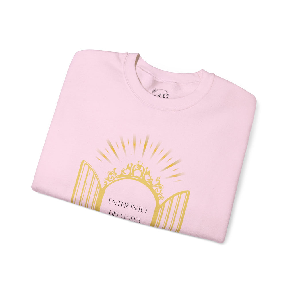 Enter Into His Gates Crewneck Sweatshirt