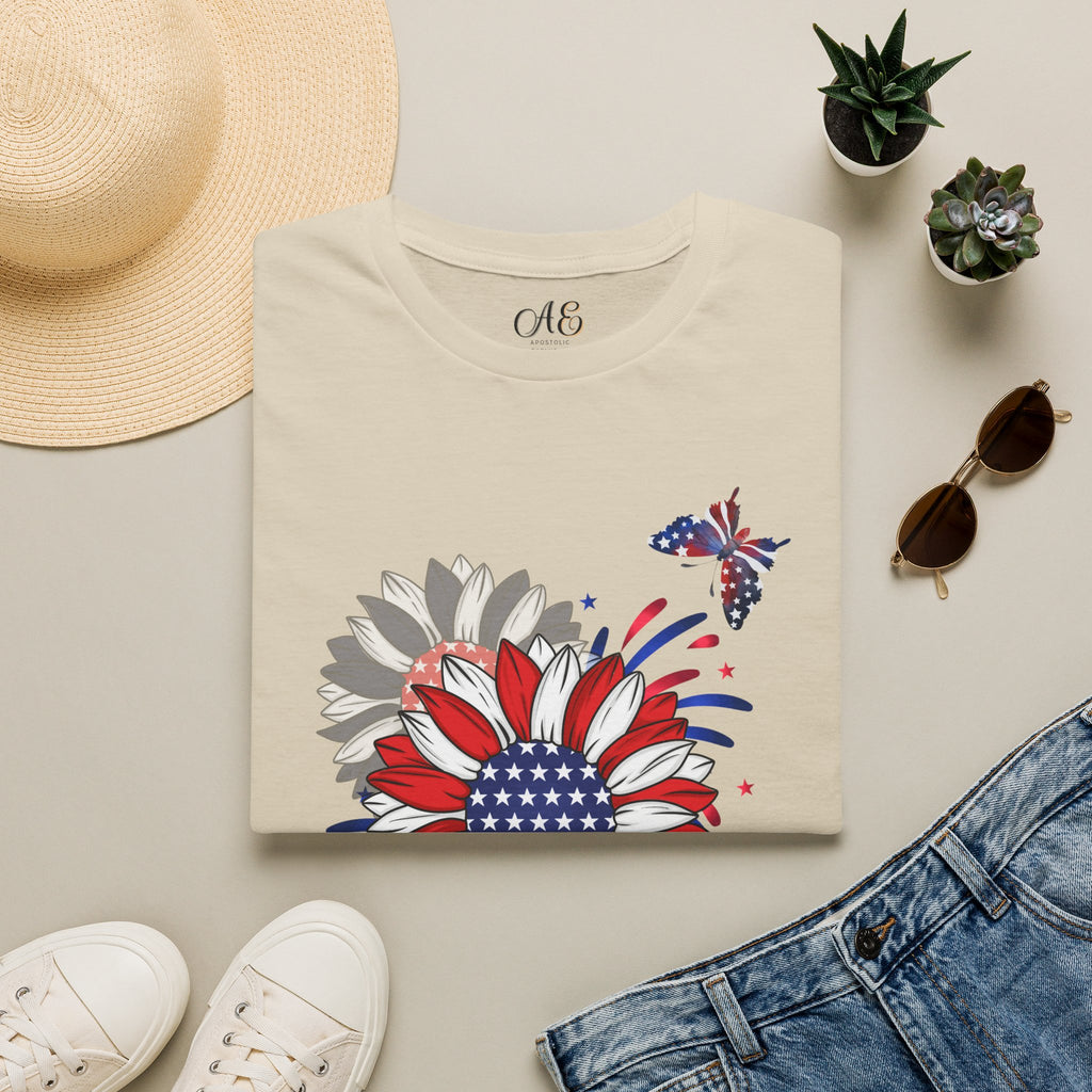 Flowers & Butterflies - Blue Edition Classic Fit T-shirt