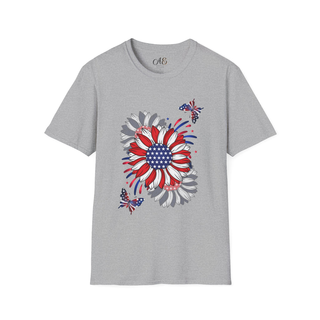 Flowers & Butterflies - Blue Edition Classic Fit T-shirt